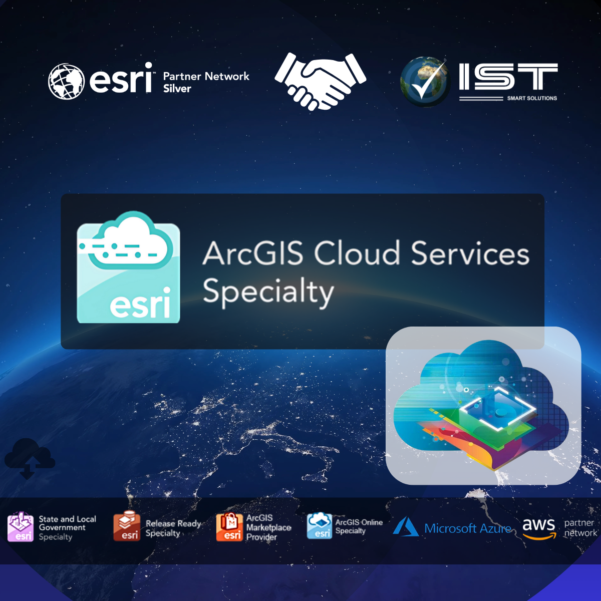 Proud to Achieve the Esri ArcGIS Cloud Service Specialty! 